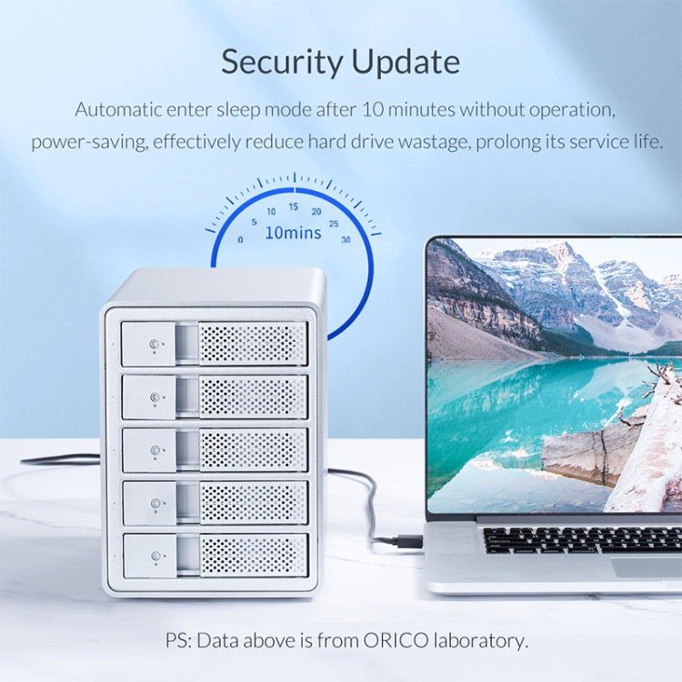 ORICO 9548U3-BK 3.5英寸USB3.0鋁合金四盤位硬盤櫃