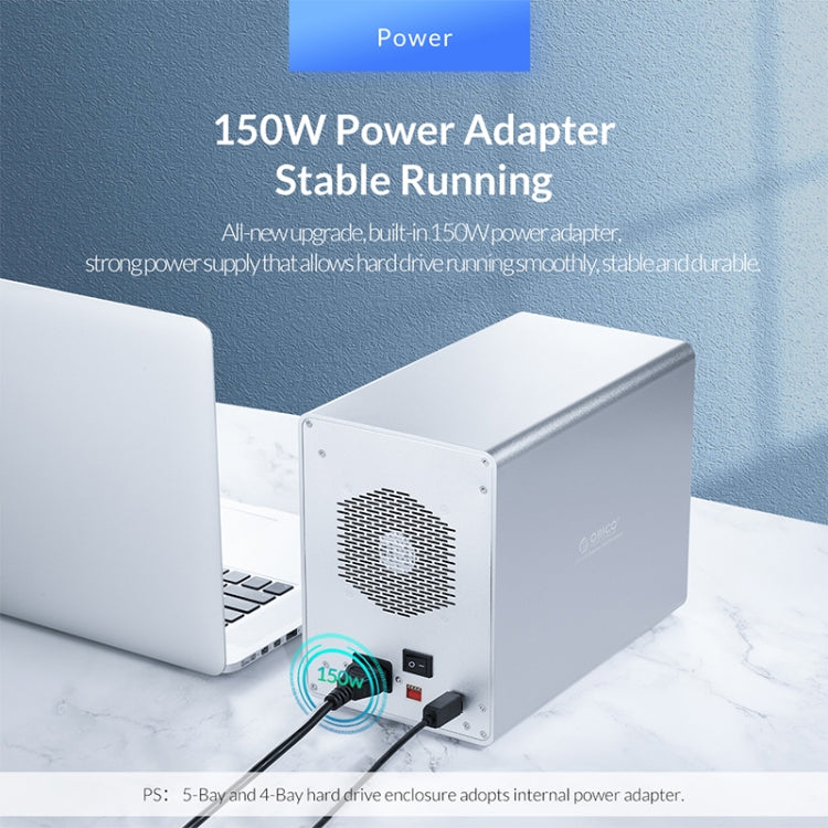 ORICO 9548U3-BK 3.5英寸USB3.0鋁合金四盤位硬盤櫃