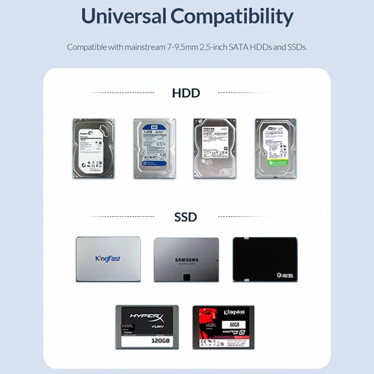ORICO 2521U3 2.5英寸移動硬盤盒
