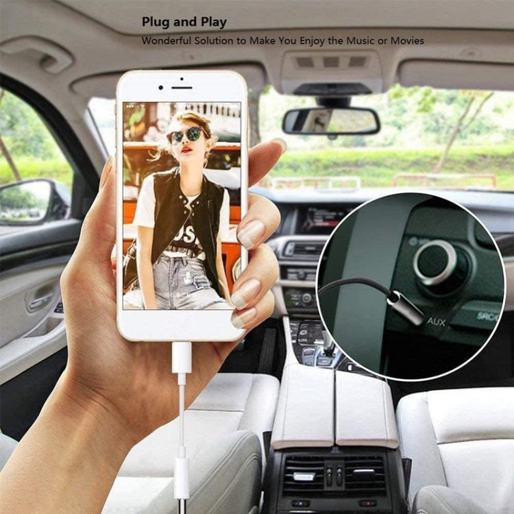 ZS-KL21836 2個一賣 8 Pin轉3.5mm 耳機轉接頭音頻適配器，支持所有iOS系統