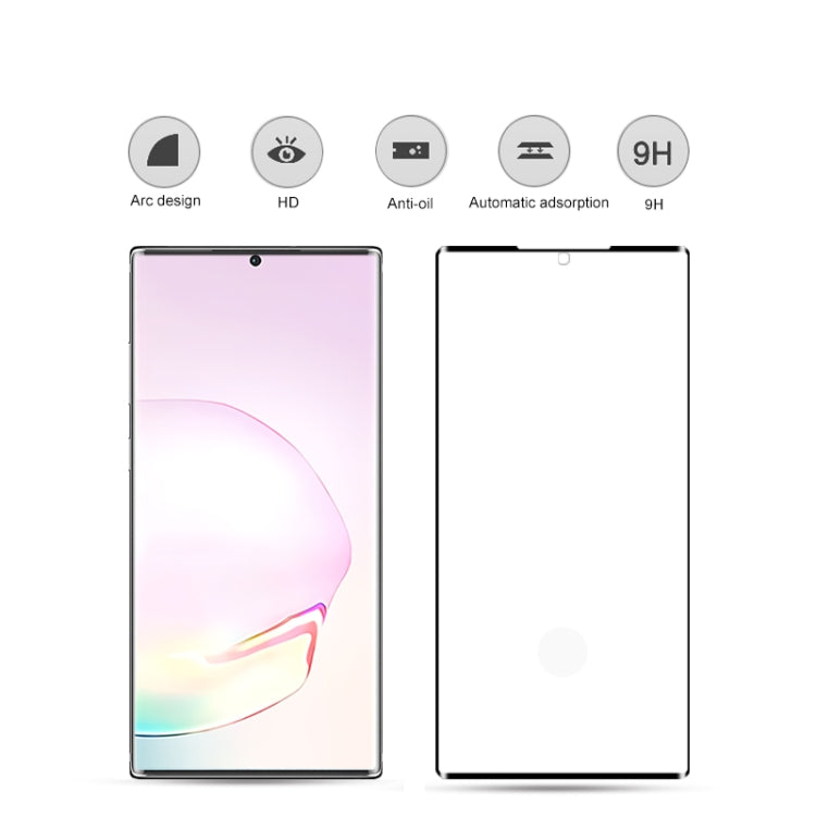 適用於 三星 Galaxy Note20 5G mocolo 0.33mm 9H 3D 全屏鋼化玻璃保護膜, 支持指紋解鎖
