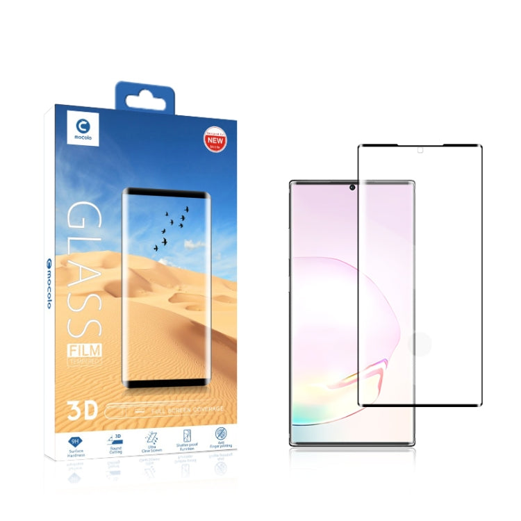 適用於 三星 Galaxy Note20 5G mocolo 0.33mm 9H 3D 全屏鋼化玻璃保護膜, 支持指紋解鎖