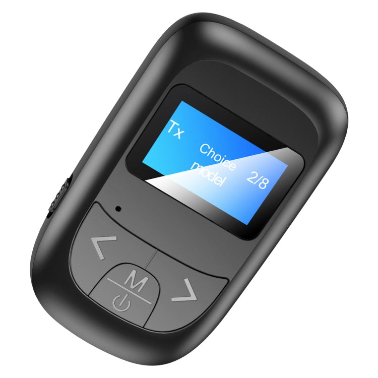 T14 二合一 藍牙適配器車載免提通話藍牙接收器發射器帶LCD數顯