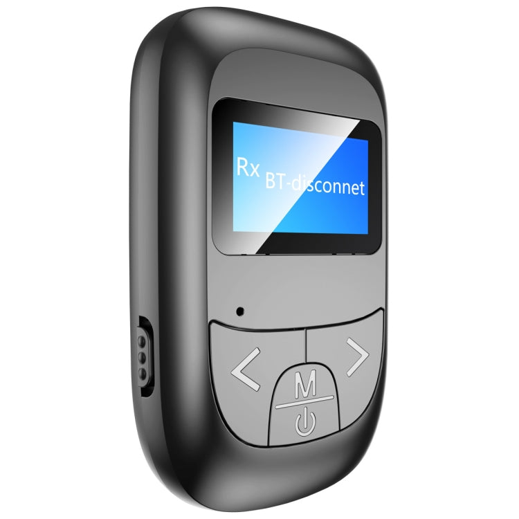 T14 二合一 藍牙適配器車載免提通話藍牙接收器發射器帶LCD數顯