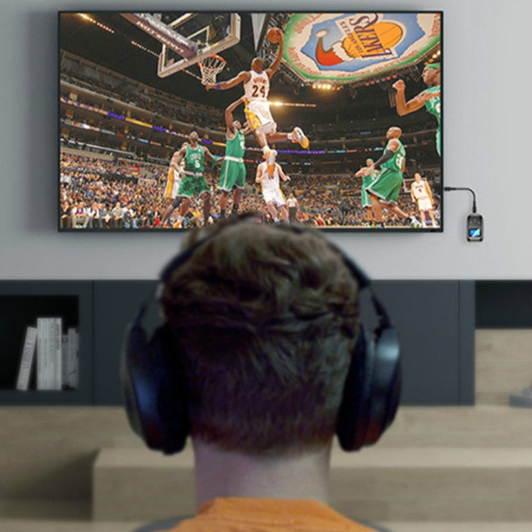 T14 二合一 藍牙適配器車載免提通話藍牙接收器發射器帶LCD數顯