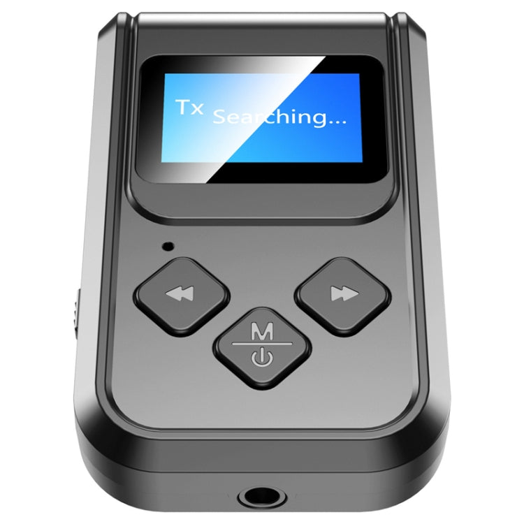 T15 二合一藍牙5.0音樂接收器發射器帶屏