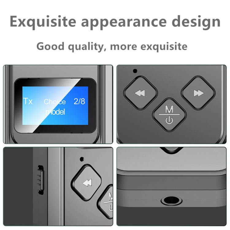 T15 二合一藍牙5.0音樂接收器發射器帶屏