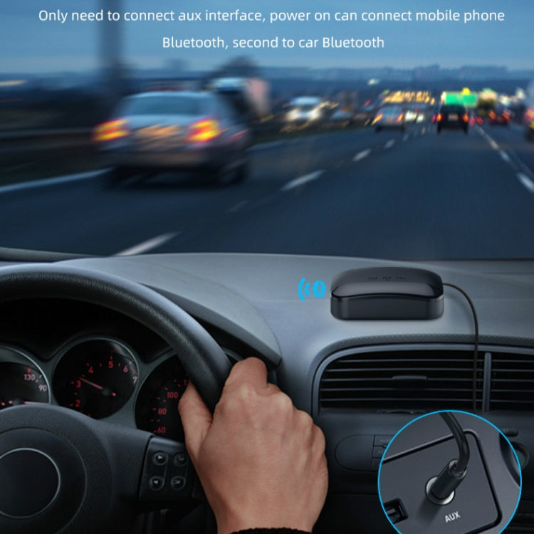 B20 NFC 藍牙5.0音樂接收器車載藍牙接收器，支持免提通話&TF卡&U盤