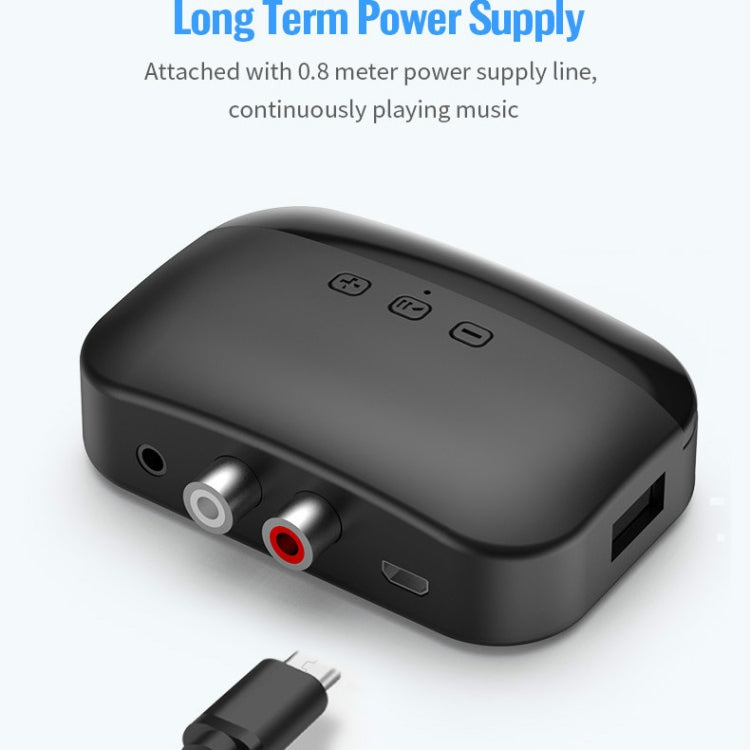 B20 NFC 藍牙5.0音樂接收器車載藍牙接收器，支持免提通話&TF卡&U盤