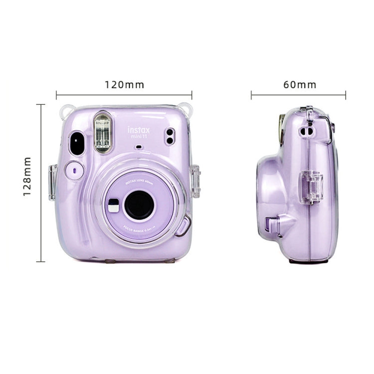 Richwell便攜包水晶保護套附肩帶，適用於Fujifilm Instax Mini 11