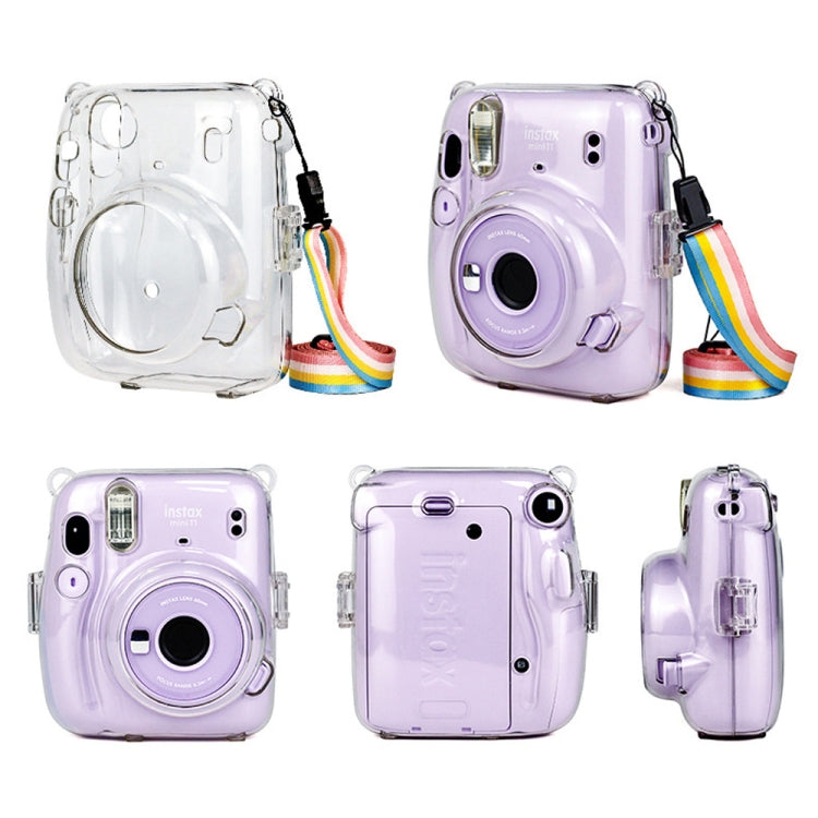 Richwell便攜包水晶保護套附肩帶，適用於Fujifilm Instax Mini 11
