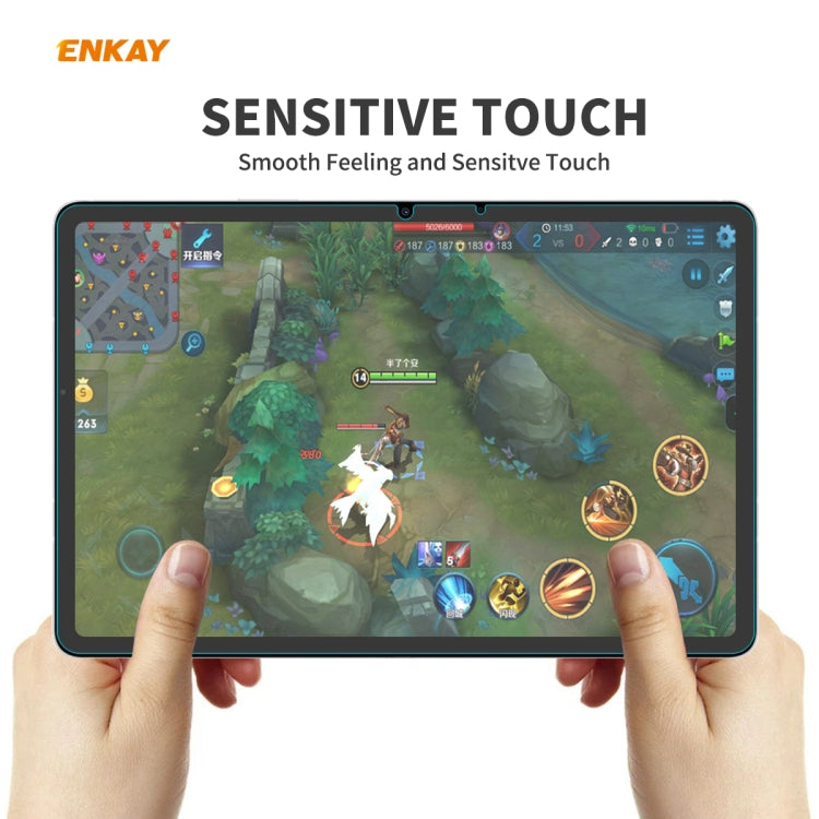 ENKAY 草帽王子 適用於 三星Galaxy Tab S7 0.33mm 9H 2.5D弧邊鋼化玻璃保護膜