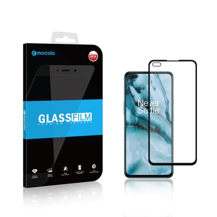 適用於 Oneplus Nord mocolo 0.33mm 9H 2.5D全膠全屏鋼化玻璃保護膜