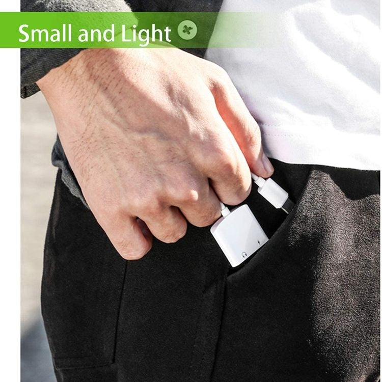 2合1 3合1 USB-C 適配器，帶3.5毫米耳機插孔，兼容iPad Pro和Type-C插孔手機