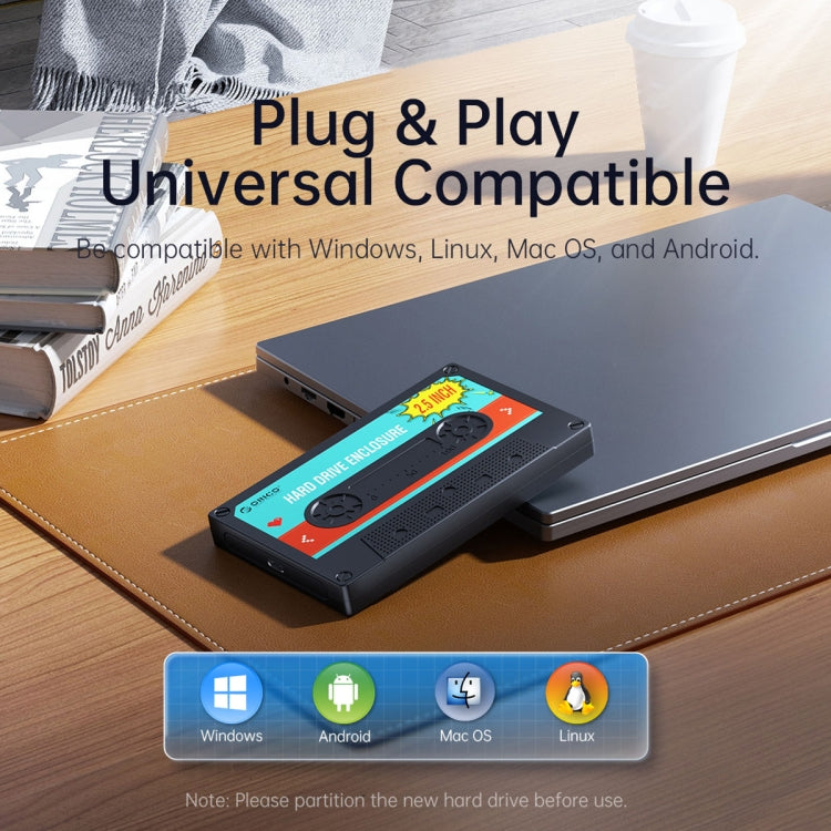 ORICO 2580U3 2.5寸 USB 3.0懷舊移動硬盤盒