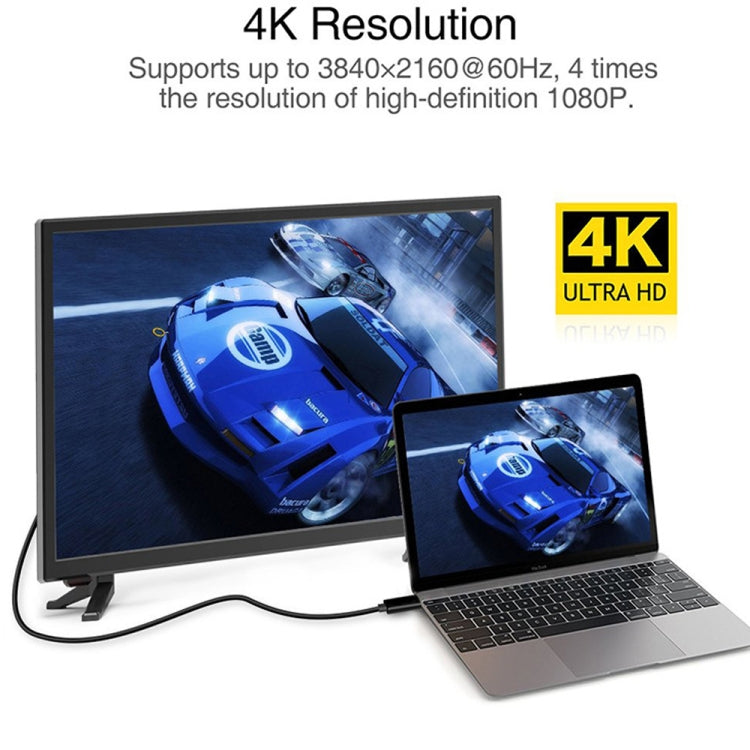 4K 60Hz Type-C轉DP DisplayPort 連接線轉接線 線長：1.8米