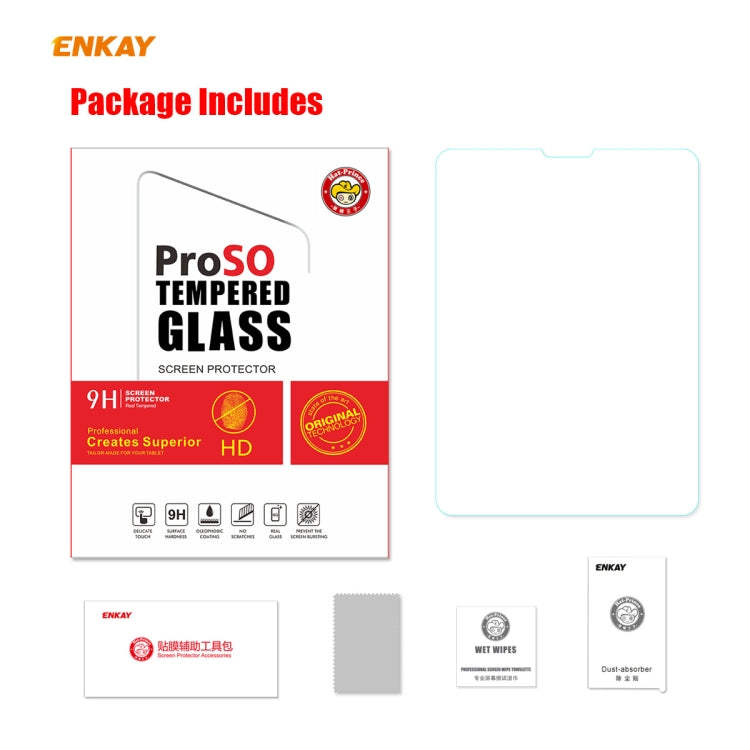 適用於iPad Pro 11 2020 / 2018 ENKAY Hat-Prince 0.33mm 9H 2.5D弧邊鋼化玻璃保護膜