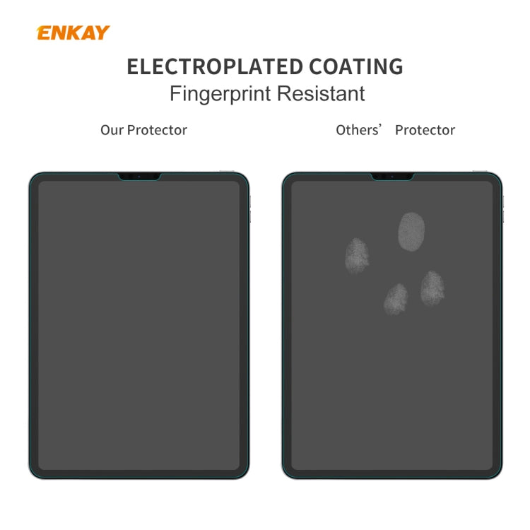 2片裝 ENKAY Hat-Prince iPad Pro 11 2020 / 2018 0.33mm 9H 2.5D弧邊鋼化玻璃保護膜