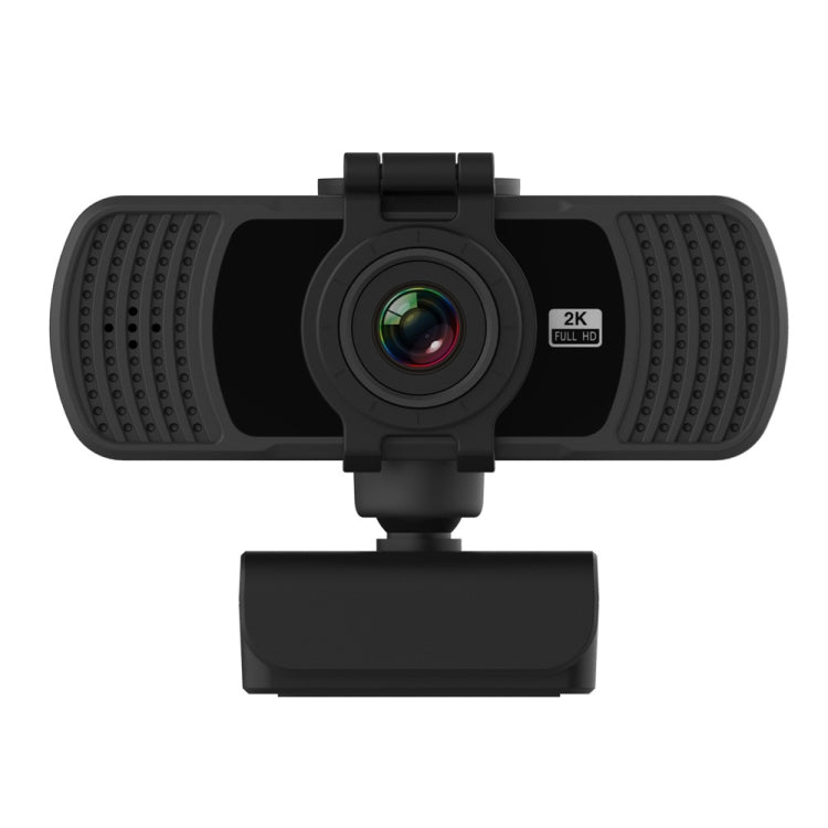 Richwell PC-06 400W像素2K高清攝像頭自動對焦360度旋轉視頻會議攝像頭 帶麥克風