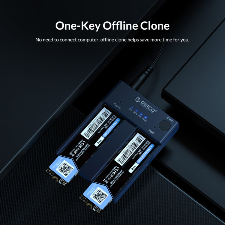 ORICO M2P2-C3-C NVME M.2拷貝底座