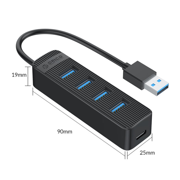 ORICO TWU3-4A-BK 4口USB3.0集線器