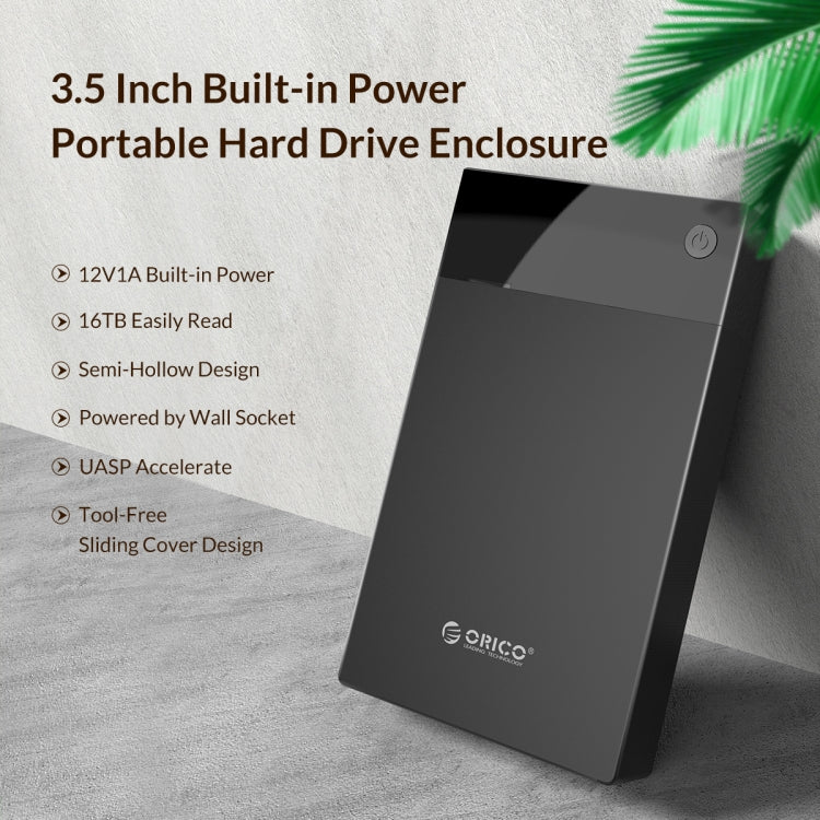 ORICO 3599U3 2.5/3.5英寸通用USB3.0移動硬盤盒，歐規