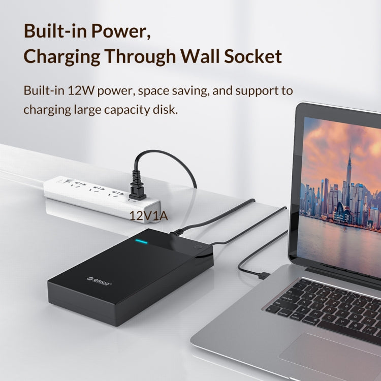ORICO 3599U3 2.5/3.5英寸通用USB3.0移動硬盤盒，歐規
