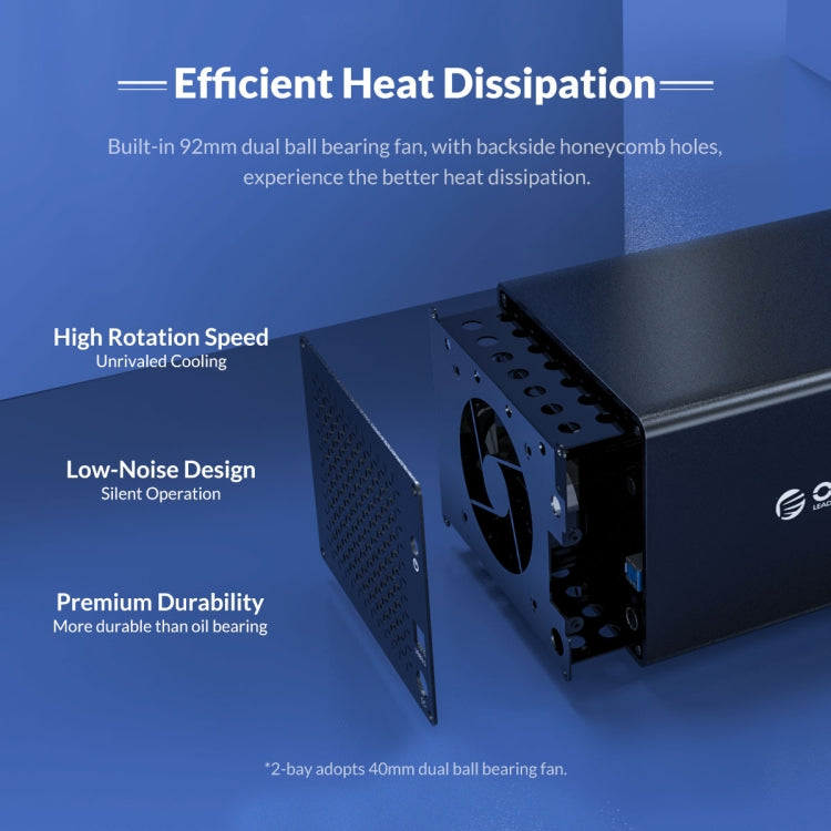 ORICO NS200RU3 3.5英寸磁吸式雙盤位USB3.0硬盤陣列櫃