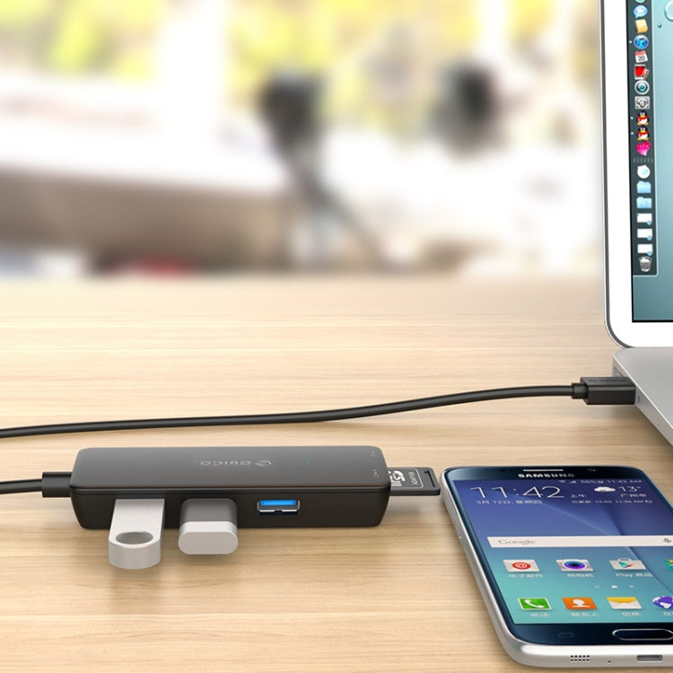 ORICO H3TS-U3 USB3.0轉USB3.0*3/TF/SD多功能集線器