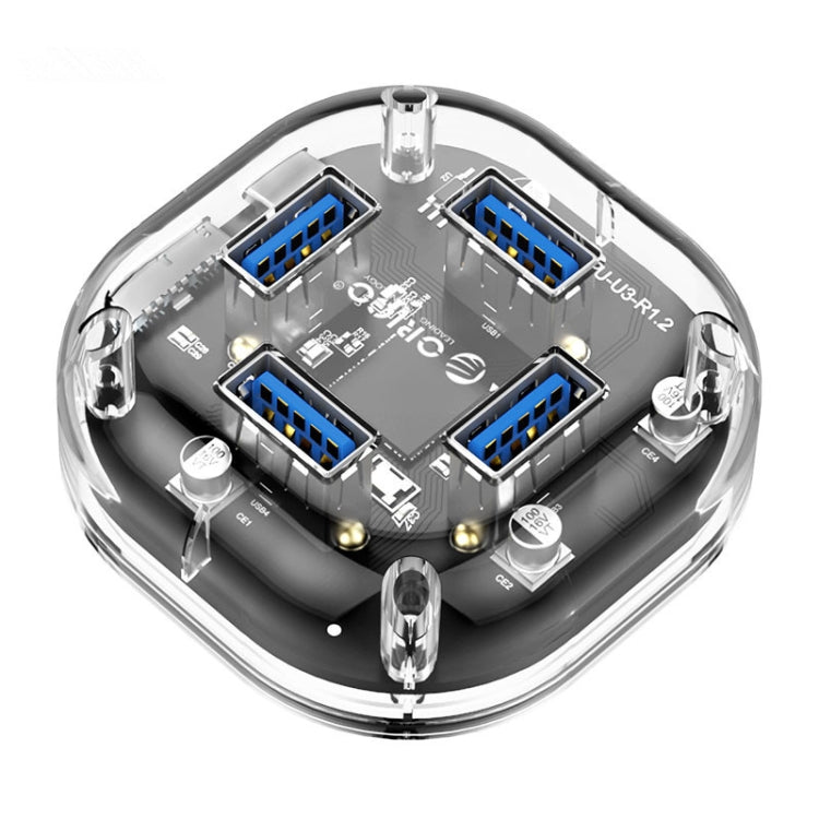 ORICO H4U-U3 4口USB3.0高速桌面集線器，雙口供電