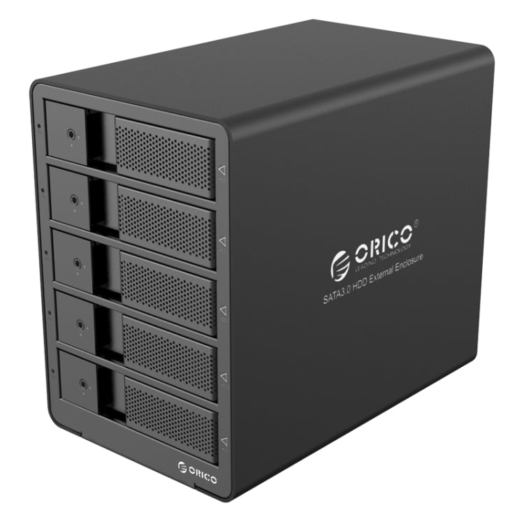 ORICO 9558RU3-V1-BK 3.5英寸USB3.0鋁合金五盤位陣列櫃