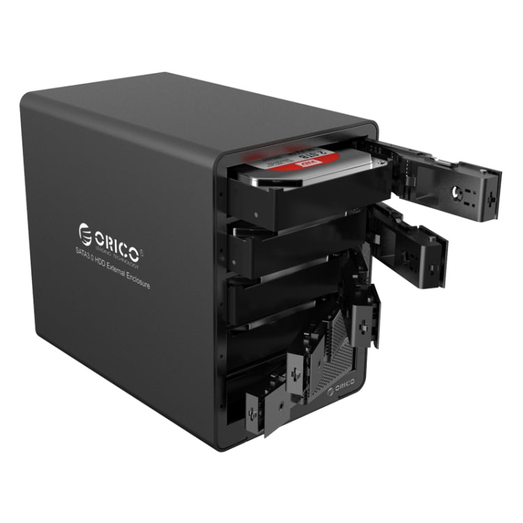 ORICO 9558RU3-V1-BK 3.5英寸USB3.0鋁合金五盤位陣列櫃