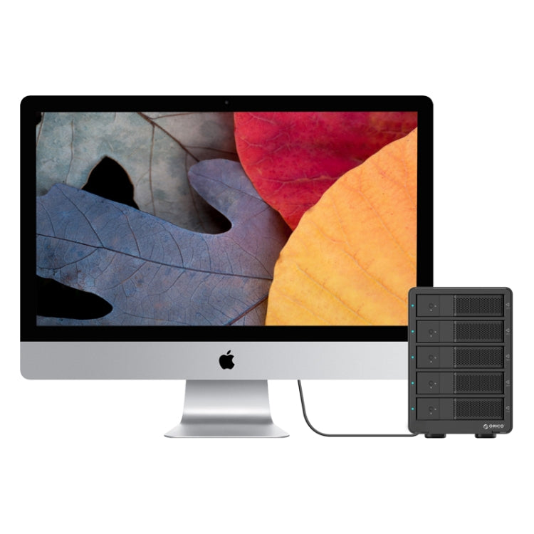 ORICO 9558RU3-V1-BK 3.5英寸USB3.0鋁合金五盤位陣列櫃
