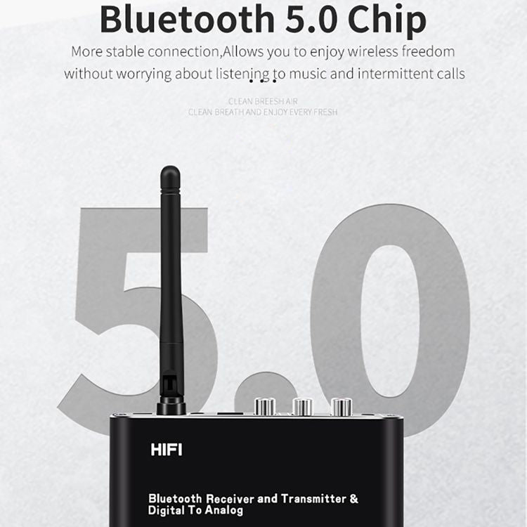 ZS-SGD09 3合1 數模轉換器藍牙5.0音頻收發兩用機