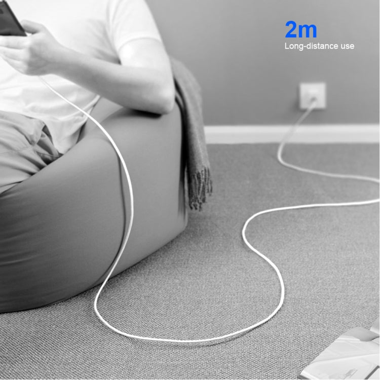 2合1 PD 30W USB-C / Type-C + PD 3.0 USB-C / Type-C 轉 USB-C / Type-C  快充數據線套裝，線長：2m 歐規