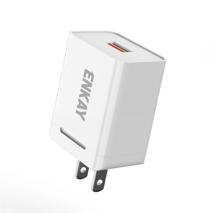 ENKAY Hat-Prince U015 18W 3A USB 3.0 旅行快充充電器 美規