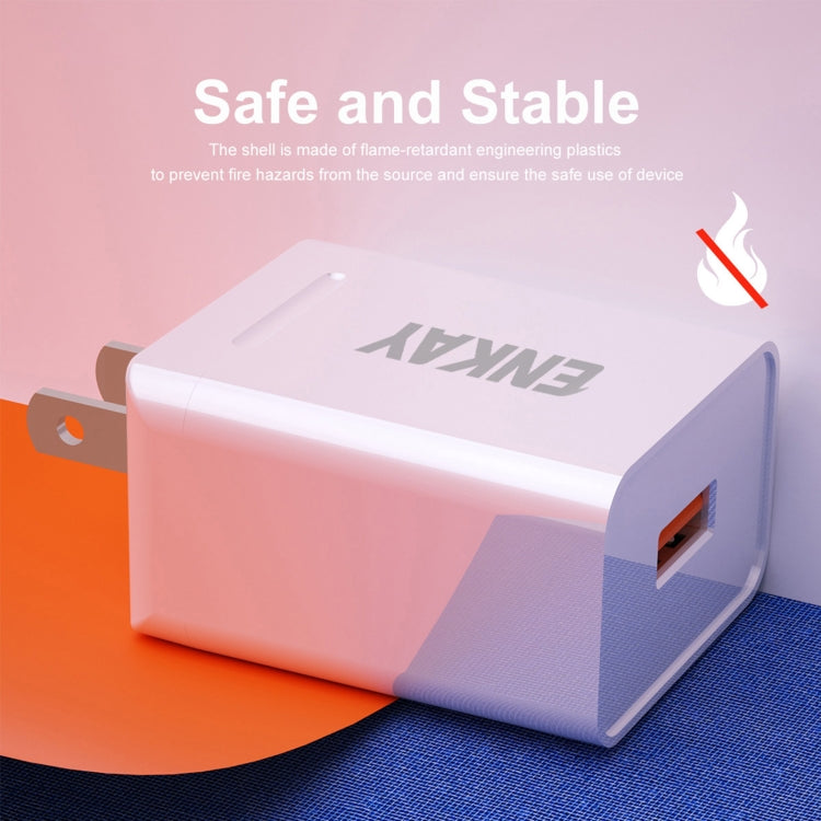 ENKAY Hat-Prince U015 18W 3A USB 3.0 旅行快充充電器 美規