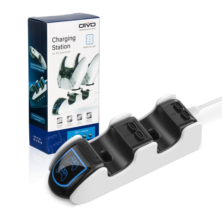 藍牙手柄充電器  無線手柄雙充適用於PS5