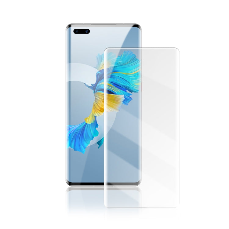 適用於 華為 Mate 40 Pro mocolo 9H 3D 全屏曲面UV保護膜