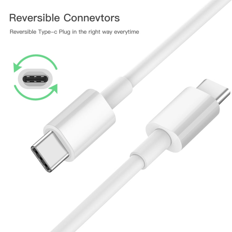 XJ-47 3A USB-C / Type-C 轉 USB-C / Type-C 快充數據線，長度：1m