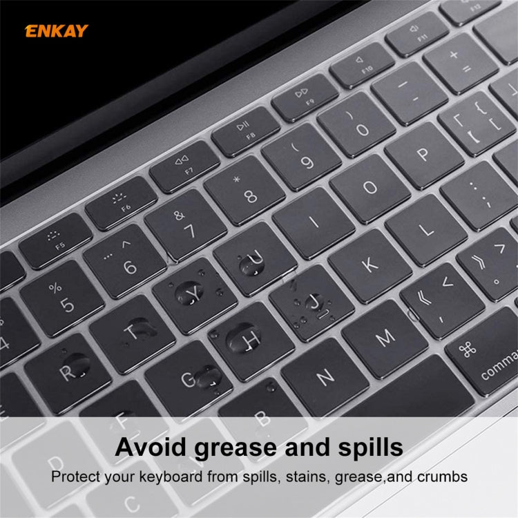 ENKAY 美版筆記本超薄TPU鍵盤保護膜 適用於MacBook 12 inch A1534 (2015) / Pro 13.3 inch A1708 (不帶Touch Bar)
