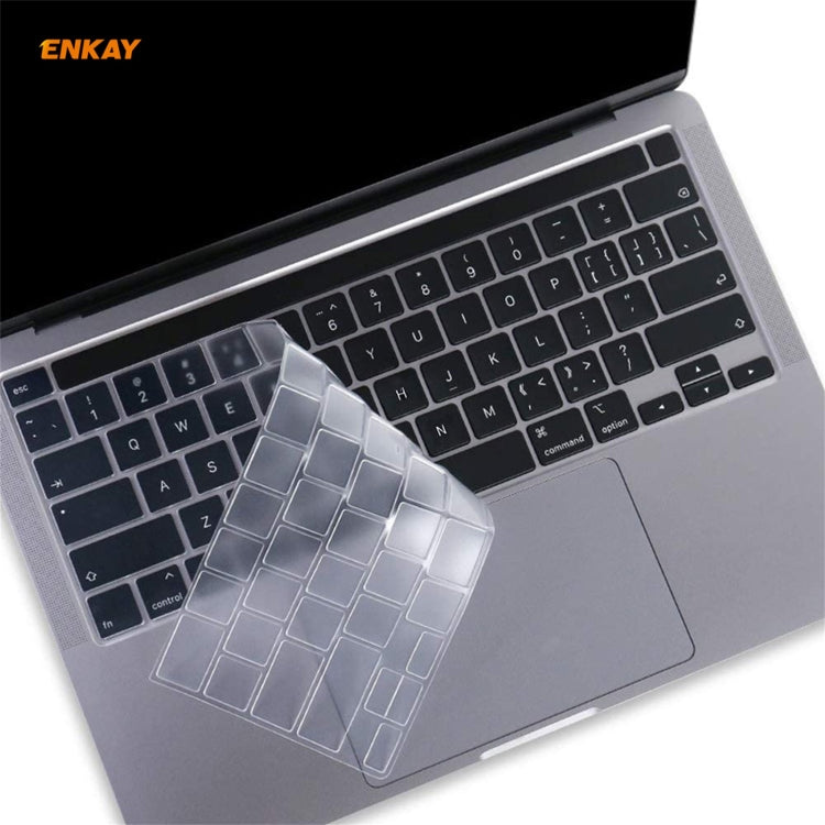 ENKAY 歐版筆記本超薄TPU鍵盤保護膜 適用於MacBook Pro 16 inch A2141 / Pro 13.3 inch A2289 & A2251 & A2338 (2020)
