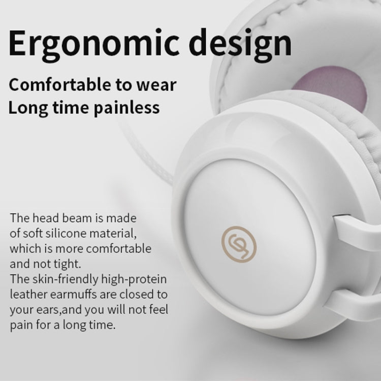 P28 貓耳有線耳機 音樂立體聲頭戴式耳機