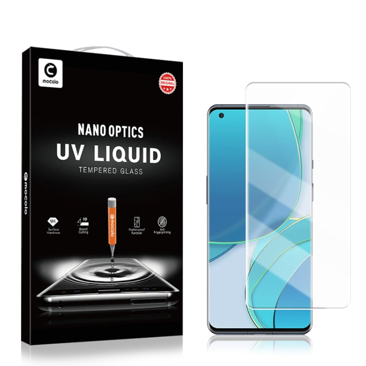 適用於 一加 9 Pro mocolo 9H 3D 全屏曲面UV保護膜