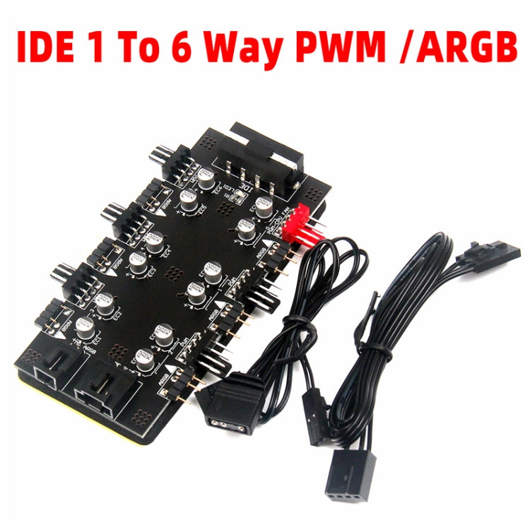 1分6 PWM/ARGB集線器 擴展器 IDE接口