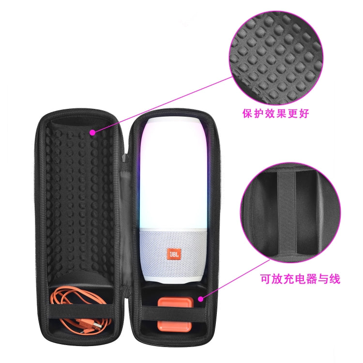 JBL  pulse3/charge3/Charge 4/ pulse4 通用尼龍硬包內置顆粒可放充電器