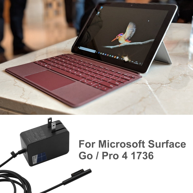 24W 15V 1.6A AC適配器充電器 適用於微軟Surface Go / Pro 4 1736，美規