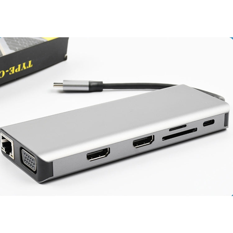 WS-04 12合一 Type-C 筆記本多功能拓展塢