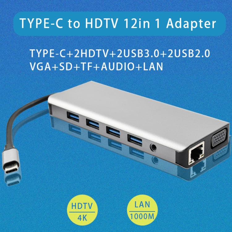 WS-04 12合一 Type-C 筆記本多功能拓展塢