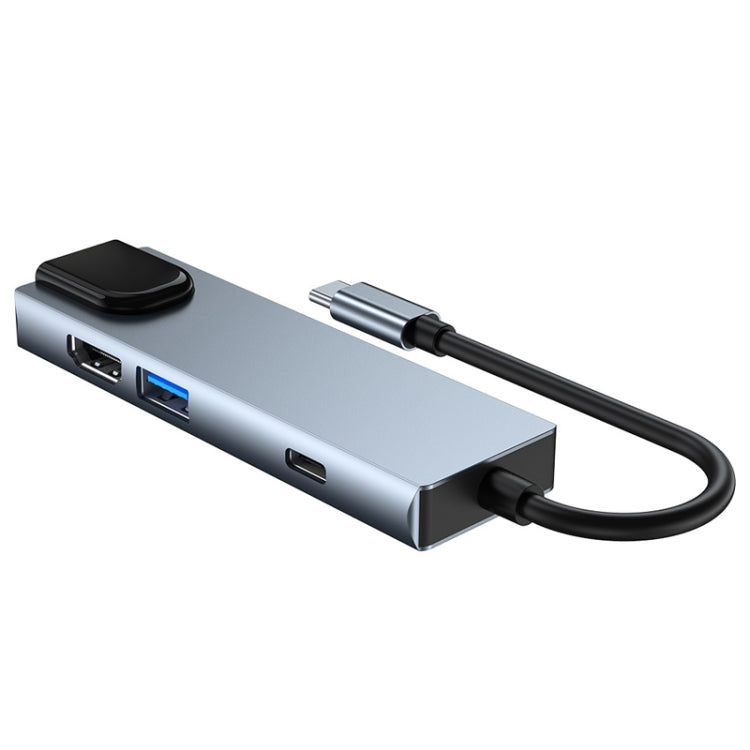 六合一 type-c轉HDMI + RJ45 + SD / TF + PD + USB拓展塢